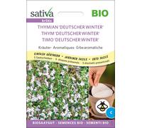 Sativa Herbes Aromatiques Bio "Thym 'Deutscher Winter' " | Disques Présemés - 1 sachet