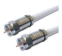 Accessoire TV vidéo GENERIQUE Satix set pour câble coaxial 2 fiches f à compression triple blindage 110 db 10 m (import allemagne)