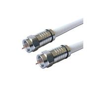Satix set pour câble coaxial 2 fiches f à compression triple blindage 110 db 10 m (import allemagne)
