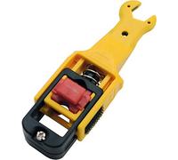 Satix SWZ00100 Dénudeur de câble coaxial pour clé à fourche Jaune