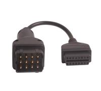 SATKIT Câble Adaptateur OBD1 12 Broches vers OBD2 16 Broches Compatible avec véhicules OBD1 Plastique ABS 30 cm Diagnostic