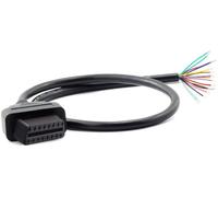 SATKIT Câble Rallonge OBD2 Femelle 16 Broches 1m Connecteur J1962 Diagnostic Automobile Tous Protocoles Can ISO SAE