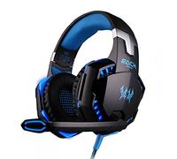 SATKIT Casque Gaming G2000 Haut-Parleurs 50mm Néodyme Micro LED Réducteur de Bruit USB + Jack 3,5mm pour PC