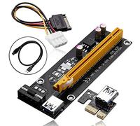 SATKIT PCI-E Express 1x to 16x Extenseur de Carte Adaptateur USB 3.0, Mineria Bitcoin, Etherum