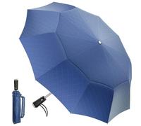 Satol Grand parapluie de golf de 137,2 cm, coupe-vent, 10 baleines, ouverture/fermeture automatique, parapluie de voyage surdimensionné, pliable et portable, UPF 50+, soleil et pluie, parapluie