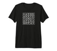 Sator Square Word Rotas Palindrome Talisman carré T-Shirt Haut de Gamme