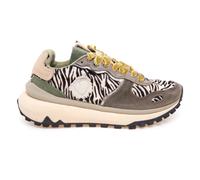 Satorisan - Chacrona Metta Premium - Casual Baskets Femme - Vintage Cuir Sneakers - Couleur Zebra - Taille 37 - Confortable et Durable