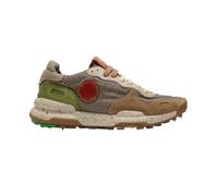 Satorisan Chacrona Linen Chaussures décontractées pour homme et femme - Baskets urbaines en cuir et lin respectueuses de l'environnement, confortables et durables, Chestnut délavé, 43 EU