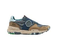 Satorisan - Chacrona Linen Elastics - Casual Baskets Homme - Vintage Coton Sneakers - Couleur Shadowy Scales - Taille 46 - Confortable et Durable