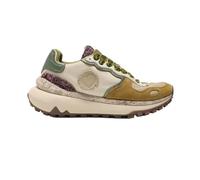 Satorisan - Chacrona Metta Premium - Casual Baskets Femme - Vintage Cuir Sneakers - Couleur String - Taille 40 - Confortable et Durable