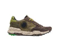 Satorisan - Chacrona Premium - Casual Baskets Homme - Vintage Cuir Sneakers - Couleur Magnolia Bronze Black - Taille 43 - Confortable et Durable