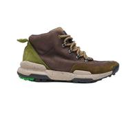 Satorisan - Kiso Premium - Cheville Bottes Homme et Femme - Vintage Cuir Bottines - Couleur Dark Brown Green - Taille 43 - Confortable et Durable