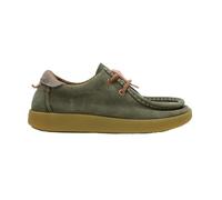 Satorisan - Kwahu Winter Suede - Wallaby Mocassin Femme - Cuir Loafer - Couleur Rush Green - Taille 39 - Confortable et Durable