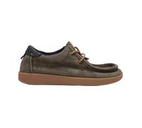 Satorisan - Kwahu Winter Suede - Wallaby Mocassin Homme - Cuir Loafer - Couleur Deep Khaki - Taille 43 - Confortable et Durable