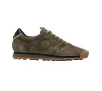 Satorisan - Stardust Suede - Casual Baskets Homme - Vintage Cuir Sneakers - Couleur Deep Khaki - Taille 41 - Confortable et Durable