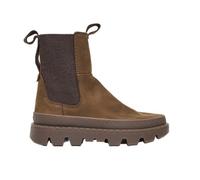 Satorisan - Unalome Elastics Premium - Cheville Bottes Femme - Vintage Cuir Bottines - Couleur Mid Brown - Taille 37 - Confortable et Durable
