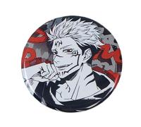 Satoru Badge Pins, Gojos Megumi Sukuna Figurine Broche, Anime Figure Métal Badge, Gojos Cosplay Accessoires Sac Decor, 58mm (5)