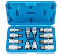 Satra Jeu de douilles hexagonales S-SH1212 5-22 mm pour vis inbus