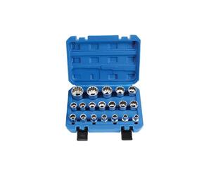 SATRA ZESTAW NASADEK 12-KĄT. VARIO-PLUS 1/2" 19szt.