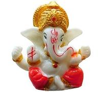 Satre Online and Marketing Petite statue de Ganesh 6,6 cm / Mini Lord Ganesh / Ganpati en polyrésine (multicolore)