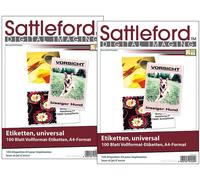 Sattleford 200 feuilles A4 autocollantes