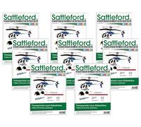 Sattleford 40 films autocollants transparents A4