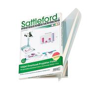 Sattleford 50 feuilles transparentes A4 jet d'encre - 115µ