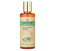 Sattva Ayurveda Honey & Almond Shampooing doux ayurvédique pour tous les types de cheveux & cuir chevelu sensible, nettoyage en douceur sans silicones ni sulfates - 210 ml