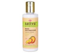 Sattva Ayurveda Mango Après-shampooing hydratant pour cheveux secs et mats, soin naturel sans silicone, avec mangue et aloe vera, 210 ml