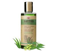 Sattva Ayurveda Shampooing Neem & Aloe - Doux Shampooing Seborégulateur pour Cuir chevelu sensible - Apaisant, Testé dermatologiquement, 98% Naturel, Sans Sulfates & Silicones (210ml)