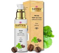 Sattva Crème contour des yeux contre les rides et les cernes - Crème pour les yeux contre les poches sous les yeux à la caféine et au Gotu Kola - Soin intensif anti-âge pour les yeux - Illumine et