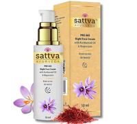 Sattva Crème pour le visage pour homme et femme - Crème anti-rides - Crème pro-âge à l'huile de kumkumadi - Crème hydratante anti-âge pour le visage (nuit)