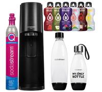 Saturateur à eau gazeuse - SodaStream - Terra Black - 2 bouteilles - 6 saveurs - Cylindre Quick Connect