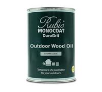 Saturateur bois d'extérieur Rubio Monocoat DuroGrit, Teinture & Scellant - Style Steppe | 1 couche, protection UV pour terrasses, clôtures & meubles | 0,5L