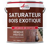 Saturateur Bois Exotique Hydrofuge Terrasse 2.5 L (jusqu'à 12.5 m²) Teck