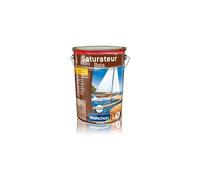 Blanchon Saturateur bois pour terrasses et menuserie extérieures 5 L – Miel
