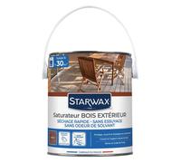 Saturateur Bois - STARWAX - Haute Protection - 2,5 L - Teck - Non Glissant