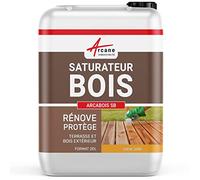 Saturateur Bois Terrasse - Bardage Extérieur 20 L Chêne Doré - Teinte Jaune