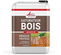 Saturateur Bois Terrasse et Bardage Extérieur 20 L Pin D?Oregon