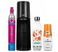 Saturateur d'eau gazeuse - Sodastream - Terra - Pack bouteille sirop Mirinda et cylindre CO2 Quick Connect