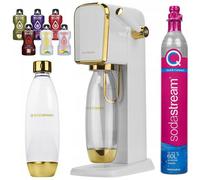 Saturateur eau gazeuse - SodaStream - Art Blanc Or - Bouteille 1L Quick Connect + 6 sachets Bolero