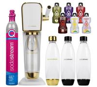Saturateur eau gazeuse - Sodastream - ART Edition Spéciale - Blanc Or - 3 Bouteilles - Cartouche CO2 - Saveurs