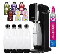Saturateur eau gazeuse - SodaStream - Art Noir - 4 bouteilles 1L - 1 cylindre CO2 - 6 sticks sans sucre