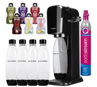 Saturateur eau gazeuse - SodaStream - Art Noir - 4 bouteilles 1L - 1 cylindre CO2 - 6 sticks sans sucre