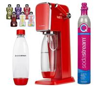 Saturateur eau gazeuse - Sodastream - Art Red - Avec Bouteille 1L Quick Connect et 6 Sachets Bolero