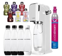 Saturateur eau gazeuse - Sodastream - Art White - 4 bouteilles 1L - 6 sticks Bolero sans sucre