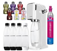Saturateur eau gazeuse - Sodastream - Art White - 4 bouteilles 1L - 6 sticks Bolero sans sucre