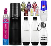 Saturateur eau gazeuse - Sodastream - Terra - Noir - 3 bouteilles - Sirop Pepsi - Capsule Quick Connect
