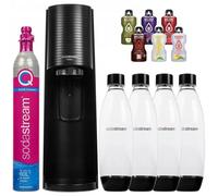 Saturateur eau gazeuse - Sodastream - Terra - Noir - 4 bouteilles - 6 boissons sans sucre