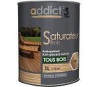 Saturateur protection bois hydroperlant anti UV Teinte Chêne 1L ADDICT